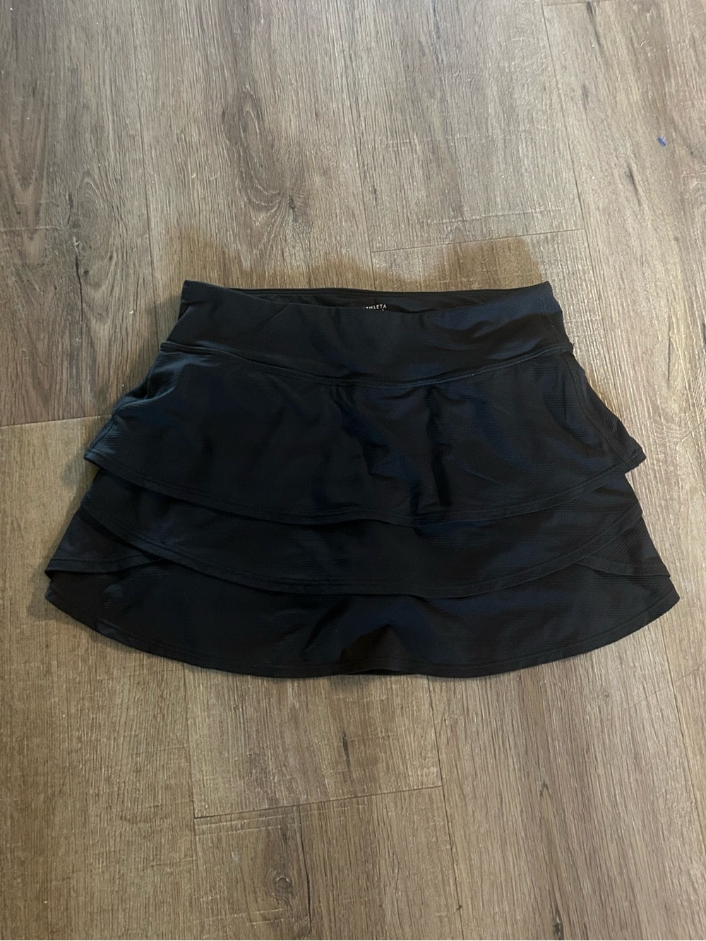Black Athleta Girl Swing Skort Ruffled Medium/8-10